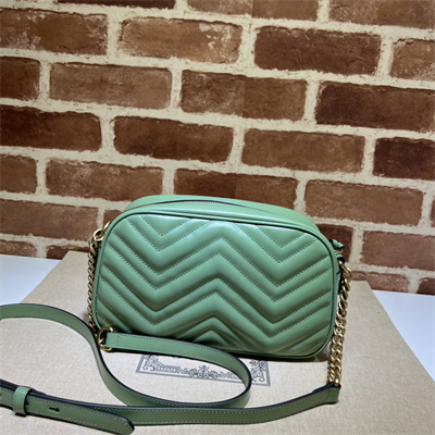 Gu.cci GG Marmont Small Shoulder Bag  Green 447632