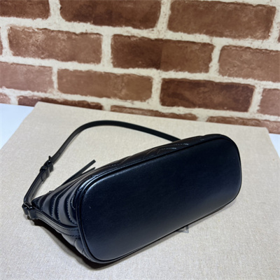 Gu.cci GG Marmont Shoulder Bag Black 739166