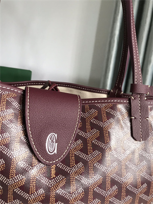 Goyard Saint Louis GM Bag In Goyardine Canvas & Chevroches Calfskin