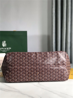 Goyard Saint Louis GM Bag In Goyardine Canvas & Chevroches Calfskin