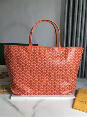 Goyard Saint Louis GM Bag In Goyardine Canvas & Chevroches Calfskin