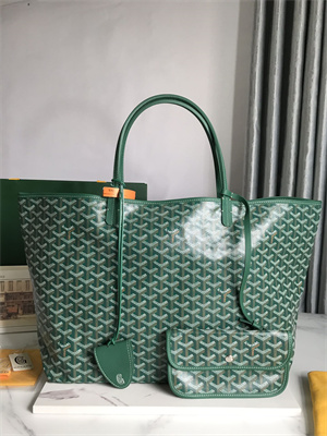 Goyard Saint Louis GM Bag In Goyardine Canvas & Chevroches Calfskin