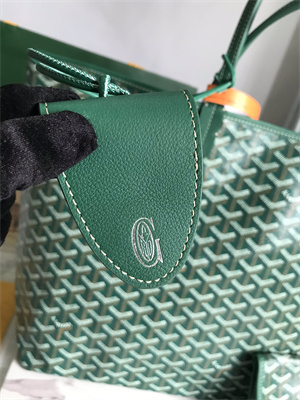 Goyard Saint Louis GM Bag In Goyardine Canvas & Chevroches Calfskin