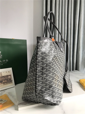 Goyard Saint Louis GM Bag In Goyardine Canvas & Chevroches Calfskin