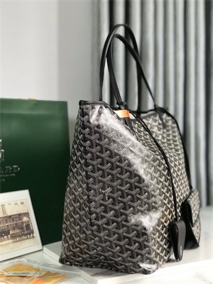 Goyard Saint Louis GM Bag In Goyardine Canvas & Chevroches Calfskin
