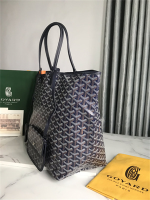 Goyard Saint Louis GM Bag In Goyardine Canvas & Chevroches Calfskin