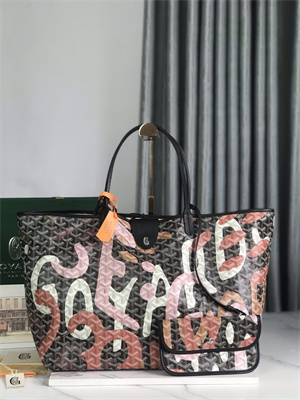 Goyard Saint Louis GM Bag In Goyardine Canvas & Chevroches Calfskin