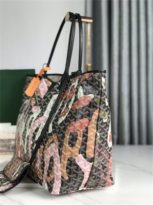 Goyard Saint Louis GM Bag In Goyardine Canvas & Chevroches Calfskin