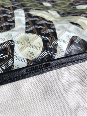 Goyard Saint Louis GM Bag In Goyardine Canvas & Chevroches Calfskin