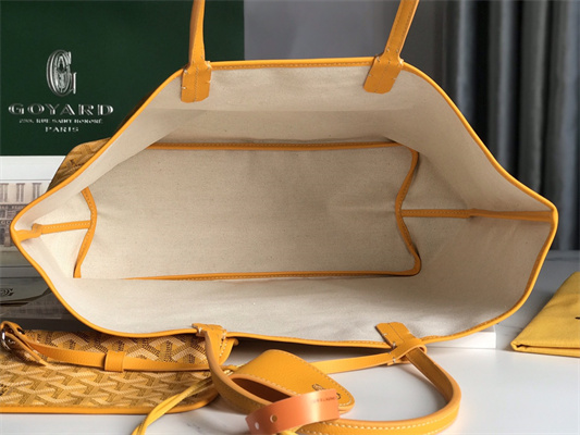 Goyard Saint Louis PM Bag In Goyardine Canvas & Chevroches Calfskin