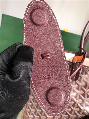 Goyard Saint Louis PM Bag In Goyardine Canvas & Chevroches Calfskin