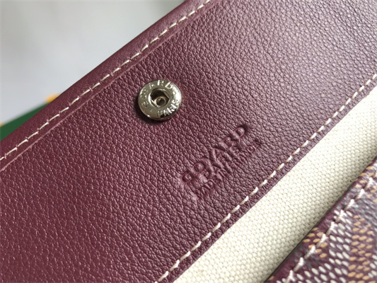 Goyard Saint Louis PM Bag In Goyardine Canvas & Chevroches Calfskin