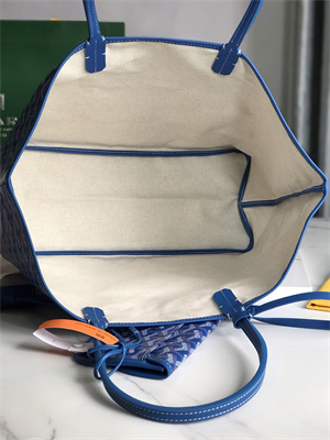 Goyard Saint Louis PM Bag In Goyardine Canvas & Chevroches Calfskin