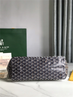 Goyard Saint Louis PM Bag In Goyardine Canvas & Chevroches Calfskin