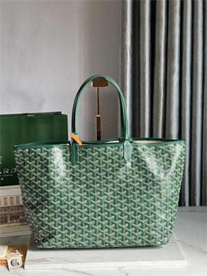 Goyard Saint Louis PM Bag In Goyardine Canvas & Chevroches Calfskin