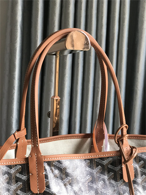 Goyard Saint Louis PM Bag In Goyardine Canvas & Chevroches Calfskin