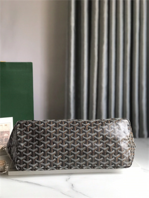 Goyard Saint Louis PM Bag In Goyardine Canvas & Chevroches Calfskin