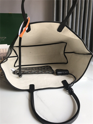 Goyard Saint Louis PM Bag In Goyardine Canvas & Chevroches Calfskin