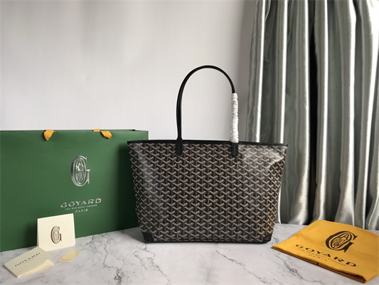 Goyard Artois MM Bag Goyardine Canvas & Chevroches Calfskin