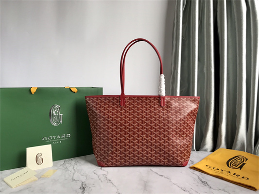 Goyard Artois MM Bag Goyardine Canvas & Chevroches Calfskin