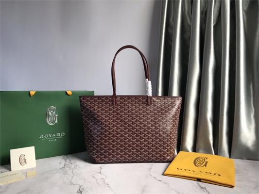 Goyard Artois MM Bag Goyardine Canvas & Chevroches Calfskin