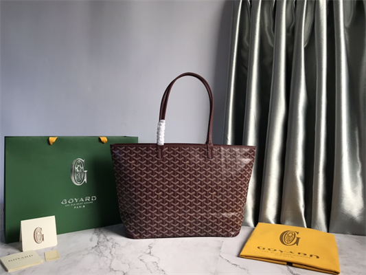 Goyard Artois MM Bag Goyardine Canvas & Chevroches Calfskin