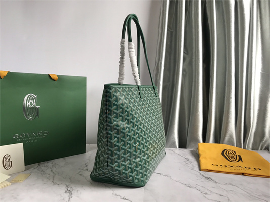Goyard Artois MM Bag Goyardine Canvas & Chevroches Calfskin
