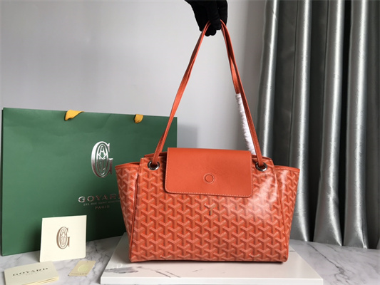 Goyard Rouette Souple Bag Goyardine Canvas & Chevroches Calfskin