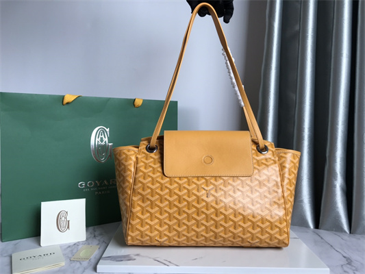 Goyard Rouette Souple Bag Goyardine Canvas & Chevroches Calfskin