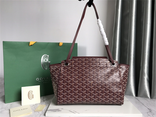 Goyard Rouette Souple Bag Goyardine Canvas & Chevroches Calfskin