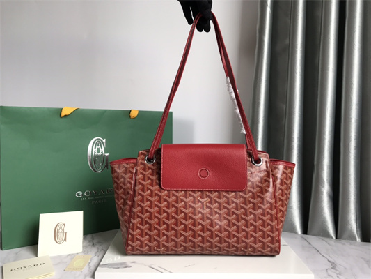 Goyard Rouette Souple Bag Goyardine Canvas & Chevroches Calfskin