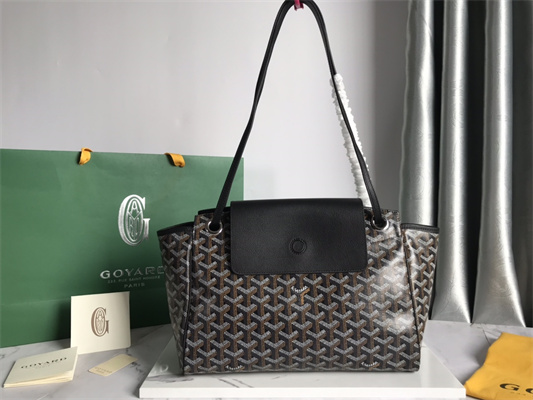 Goyard Rouette Souple Bag Goyardine Canvas & Chevroches Calfskin