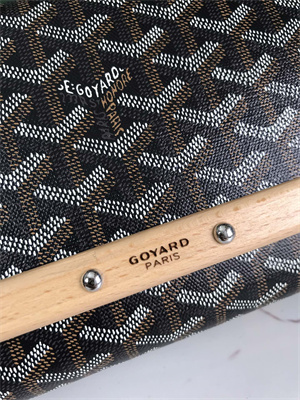 Goyard Monte-Carlo PM Clutch Goyardine Canvas & Cervon Calfskin