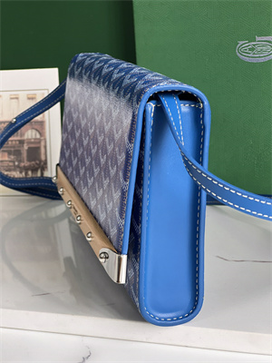 Goyard Monte-Carlo PM Clutch Goyardine Canvas & Cervon Calfskin