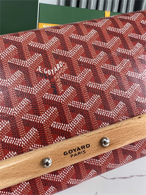 Goyard Monte-Carlo PM Clutch Goyardine Canvas & Cervon Calfskin