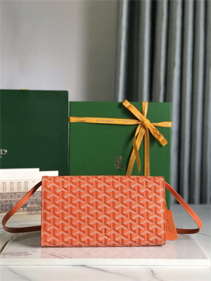 Goyard Monte-Carlo PM Clutch Goyardine Canvas & Cervon Calfskin
