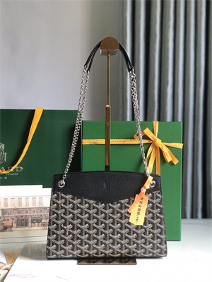 Goyard Rouette Structure PM Bag In Goyardine Canvas & Chevroches Calfskin