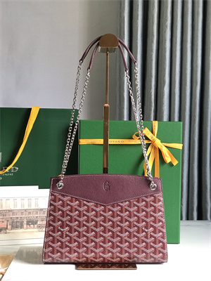Goyard Rouette Structure PM Bag In Goyardine Canvas & Chevroches Calfskin