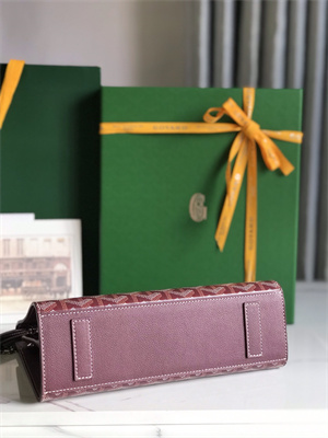 Goyard Rouette Structure PM Bag In Goyardine Canvas & Chevroches Calfskin