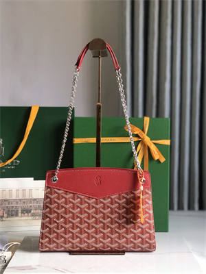 Goyard Rouette Structure PM Bag In Goyardine Canvas & Chevroches Calfskin