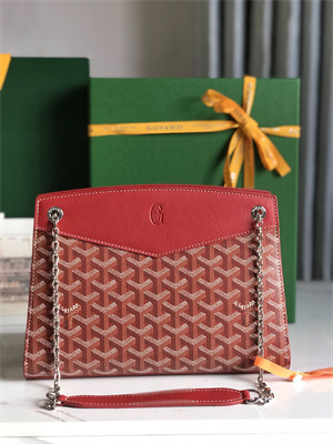 Goyard Rouette Structure PM Bag In Goyardine Canvas & Chevroches Calfskin