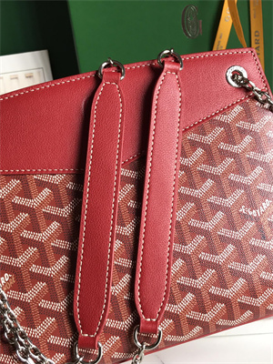 Goyard Rouette Structure PM Bag In Goyardine Canvas & Chevroches Calfskin