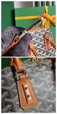 Goyard Vendome Mini Bag In Goyardine Canvas & Chevroches Calfskin