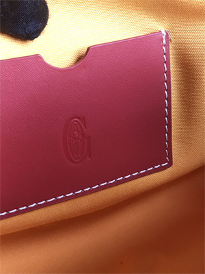 Goyard Saint Martin Handbag In Goyardine Canvas & Chevroches Calfskin