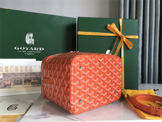 Goyard Muse Vanity Case In Goyardine Canvas & Cervon Calfskin