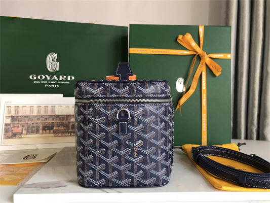 Goyard Muse Vanity Case In Goyardine Canvas & Cervon Calfskin