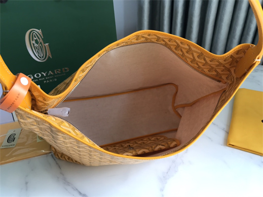 Goyard Bohème Hobo Bag Goyardine Canvas & Chevroches Calfskin