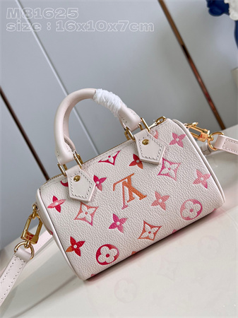 LV Nano Speedy Monogram Empreinte Leather Sunrise Aquarelle M83452