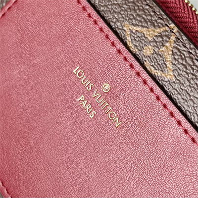 LV  Lou Wallet Monogram Canvas and Smooth Calfskin M81875