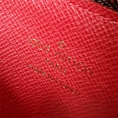 L.V Romy Card Holder Monogram Canvas Red M81882